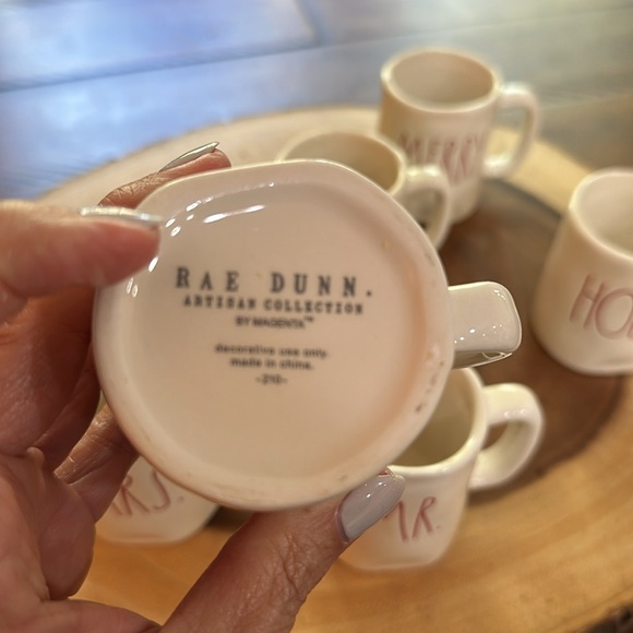 Expresso cups (6) with Holiday motif - Picture 8 of 8